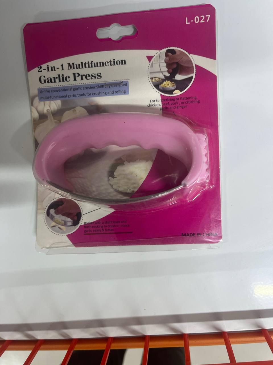 2-in-1 Multifunction Garlic Press