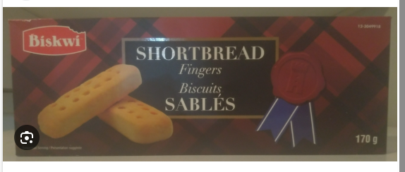 shortbread fingers