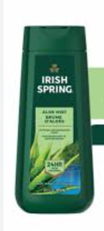 Irish Spring Aloe mist shower gel 591ml