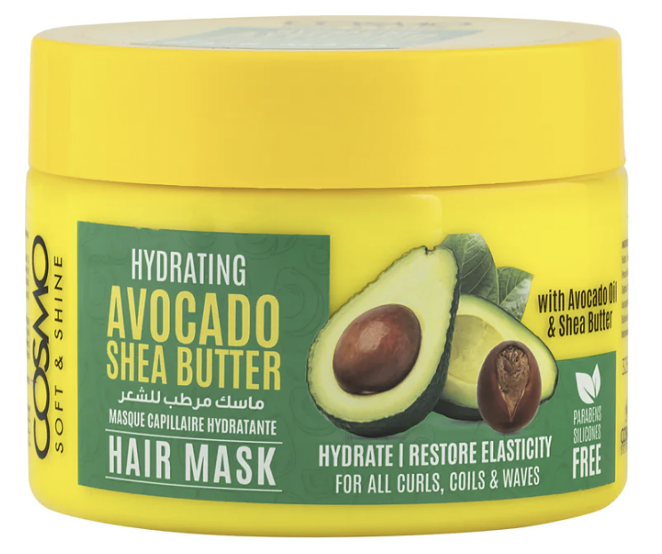 WHOLESALE (48 PER CARTON) HAIR MASK 325G AVOCADO & SHEA BUTTER (SOFT & SHINE) (COSMO SERIES) [COM33103536]