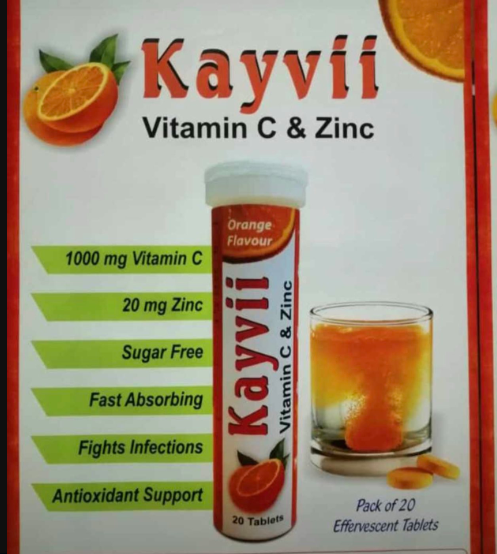 VITAMIN C + ZINC KAYVII
