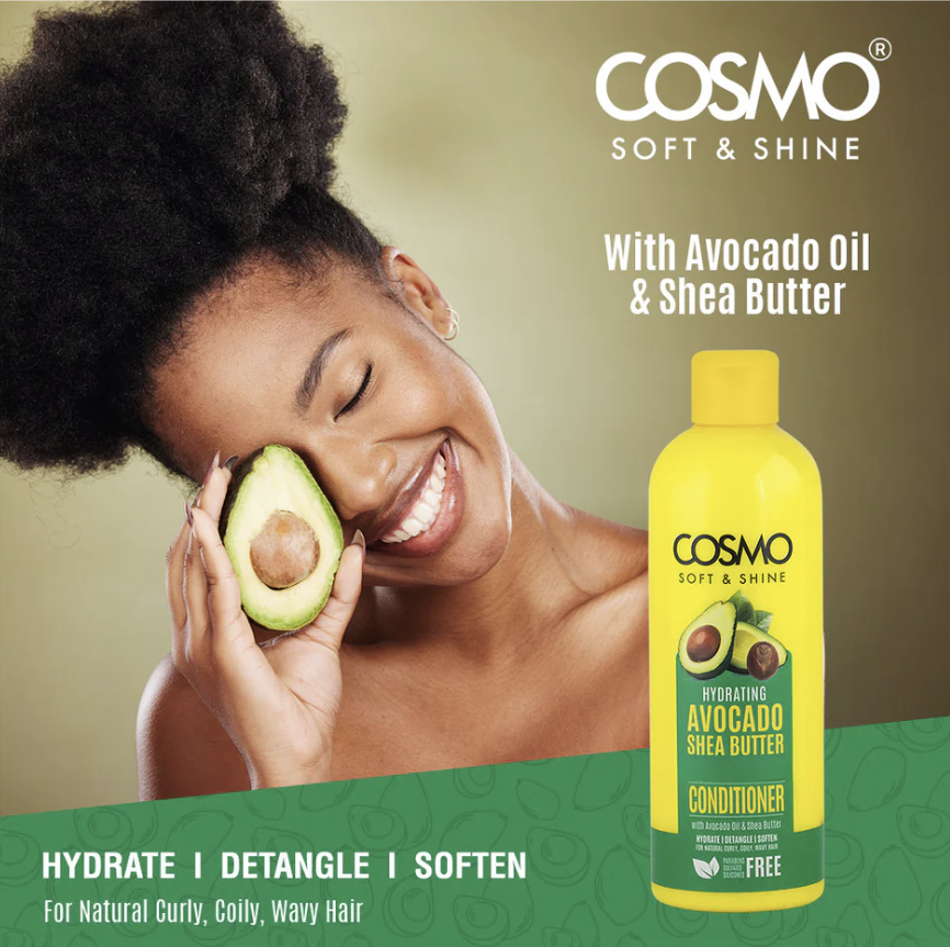WHOLESALE (12 PER CARTON) CONDITIONER 1000ML AVOCADO & SHEA BUTTER (SOFT & SHINE) (COSMO SERIES) [COM33103755]