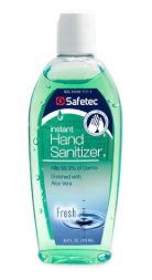 Safetec Safetec Fresh Scent Hand Sanitizer 4 oz. 118 ml