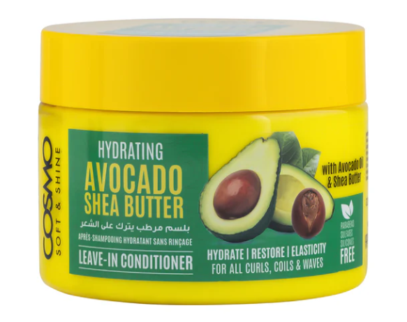WHOLE SALE (48 PER CARTON)LEAVE- IN CONDITIONER 325G AVOCADO & SHEA BUTTER (SOFT & SHINE) (COSMO SERIES)[COM33103540]