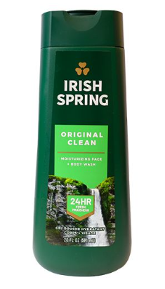irish Spring shower ORIGINAL CLEAN  GEL 591ML