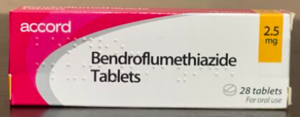 BENDRO 2.5 mg UK