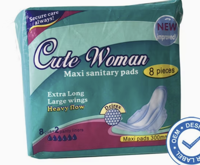 Cute Woman Maxi Sanitary Pad
