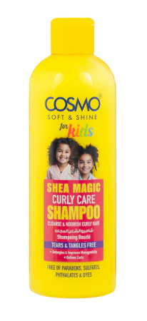 WHOLE SALE (24 PER CARTON)CURLY CARE SHAMPOO 480ML FOR KIDS (SHEA MAGIC SOFT & SHINE) (COSMO SERIES)[COM33103428]