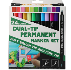 dual -tip  permanent maker set