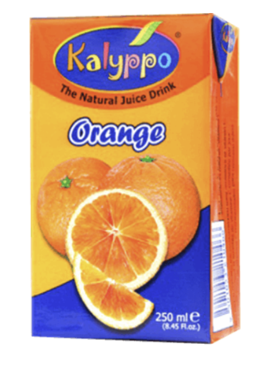 Kalyppo Natural Juice Orange Drink 250 ml