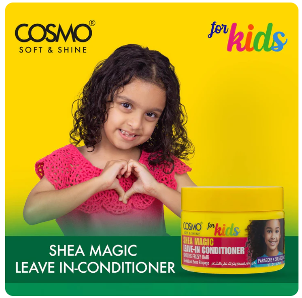 WHOLE SALE (48 PER CARTON)LEAVE – IN CONDITIONER 325G FOR KIDS (SHEA MAGIC SOFT & SHINE) (COSMO SERIES)[COM33103788]