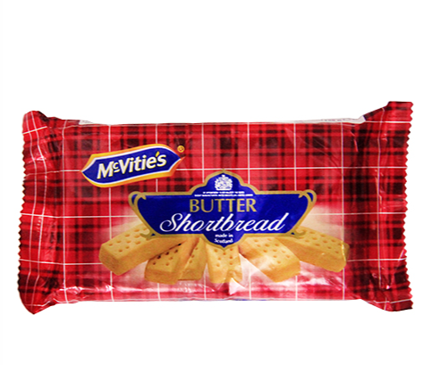 mcvities butter shortbread 100g