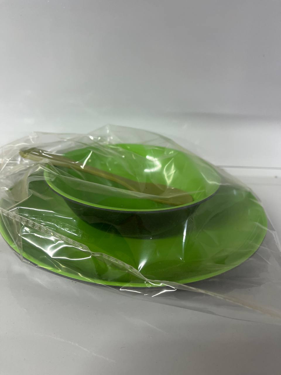 Plastic Bowl Set (spoon included)