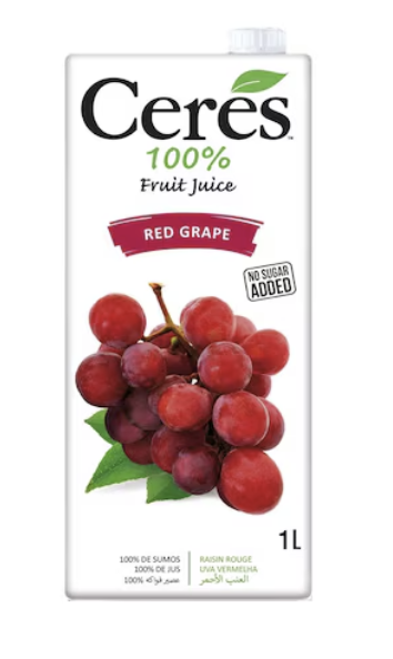 Ceres 100 Red Grape Juice 1L